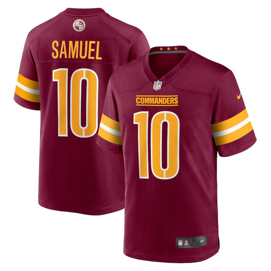 Men Washington Commanders #10 Curtis Samuel Nike Burgundy Game NFL Jersey->washington redskins->NFL Jersey